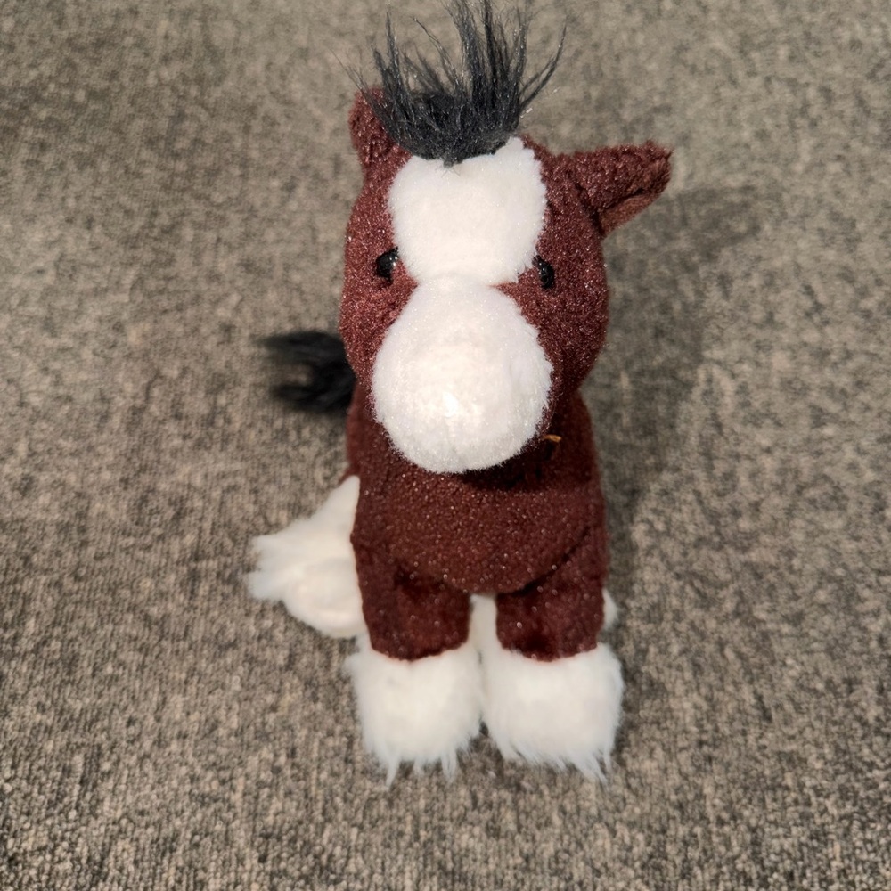 Webkinz Clydesdale Horse Plush Toy